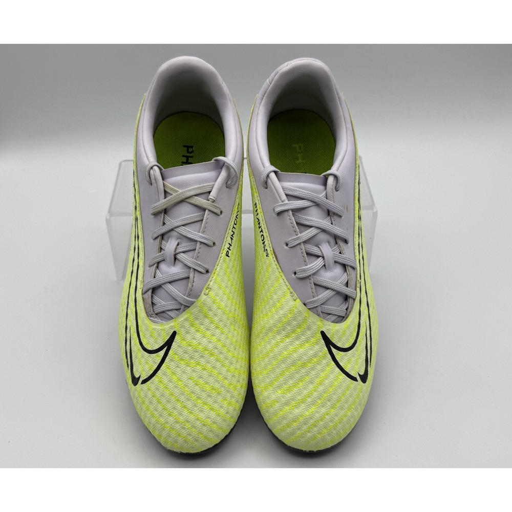 NEW: Nike Phantom GX Academy FG/Firm Ground Soccer Cleat Yellow/White Size-7.5 - Picture 2 of 5